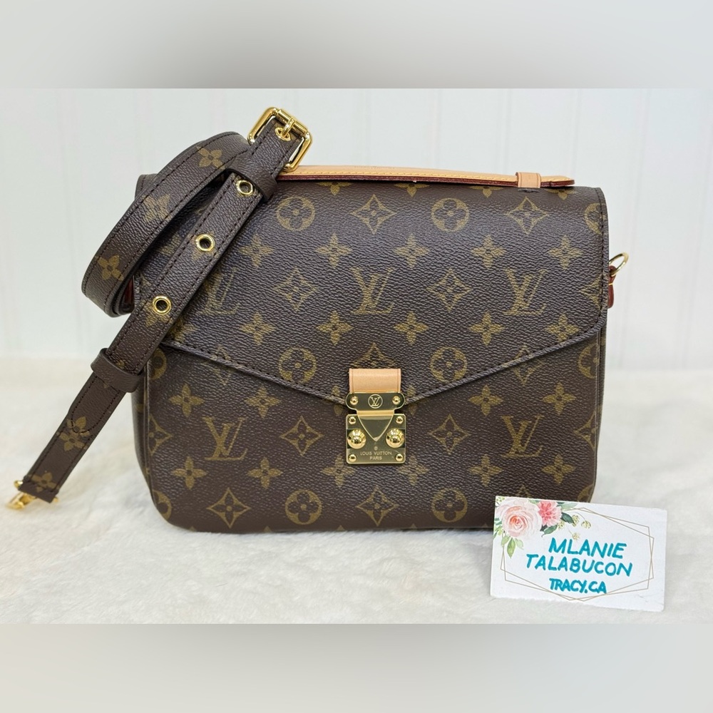 SOLD Louis Vuitton Pochette Metis Monogram Crossbody Bag with Gold Hardware